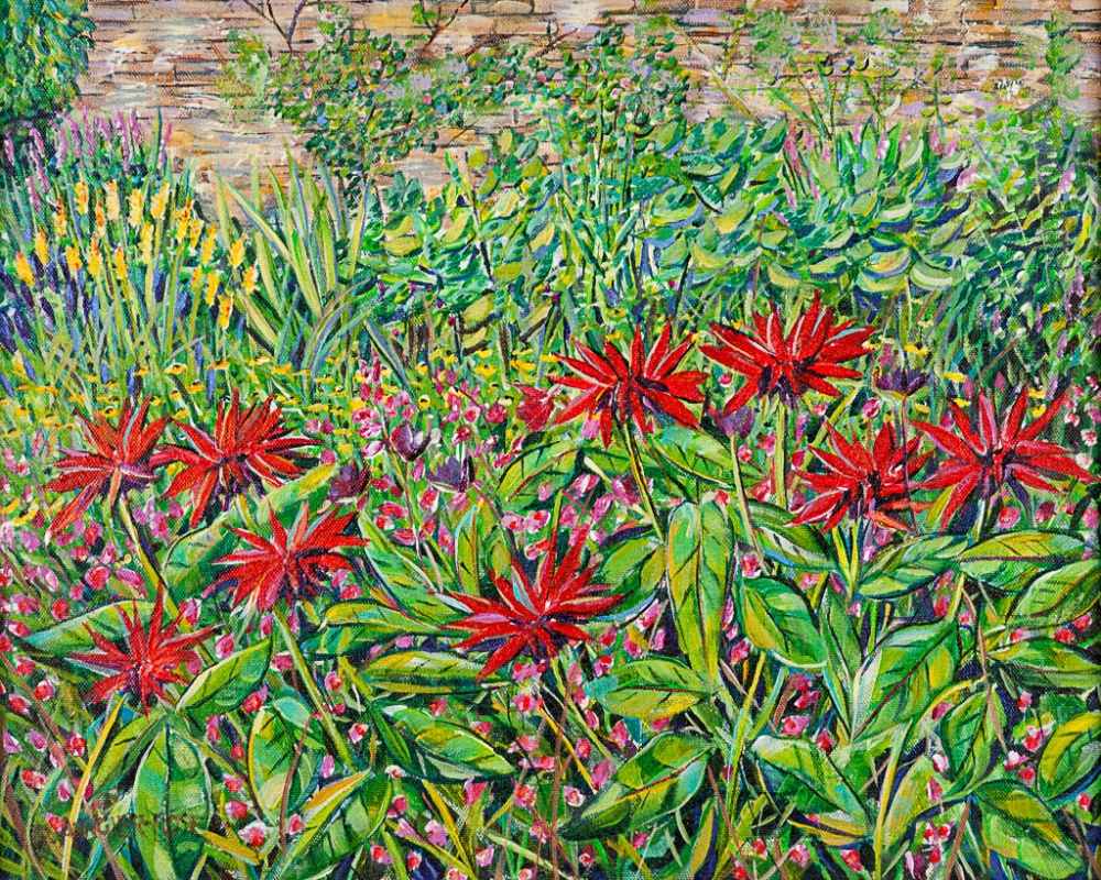 Colourful English Summer Garden