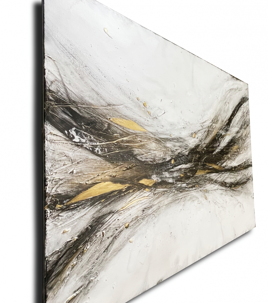 XL Ethereal Gold Abstract
