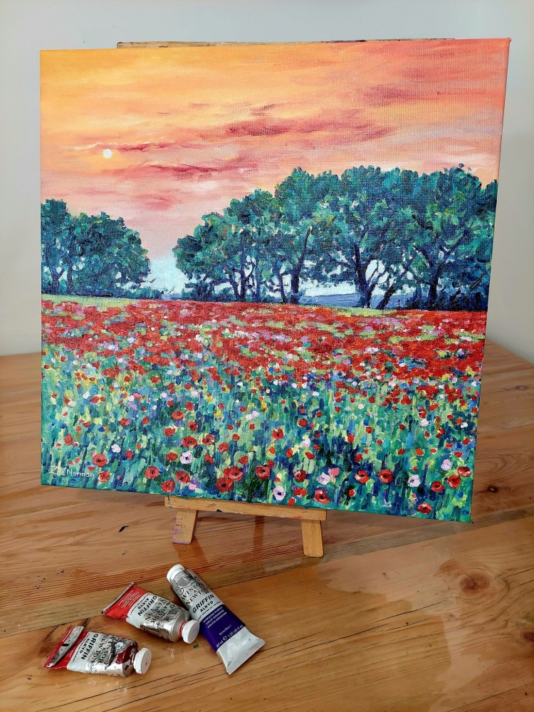 Evening Poppies
