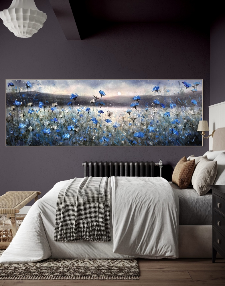 Cornflowers Under The Moon No11