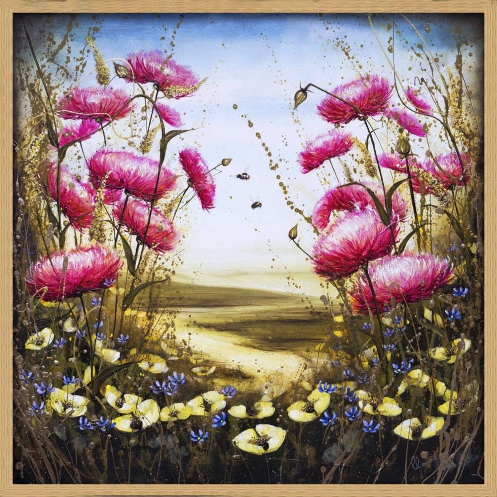 I will bee there floral landscape