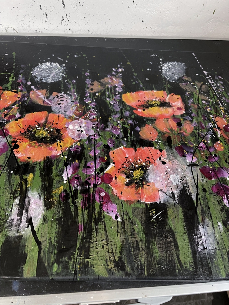 Night Flower Landscape 1
