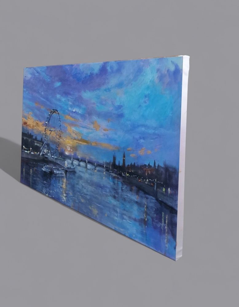 As evening approaches, London Eye