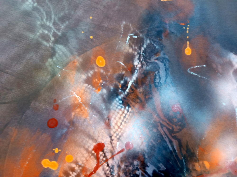 Autumn Vessel with Flowers of Dusk