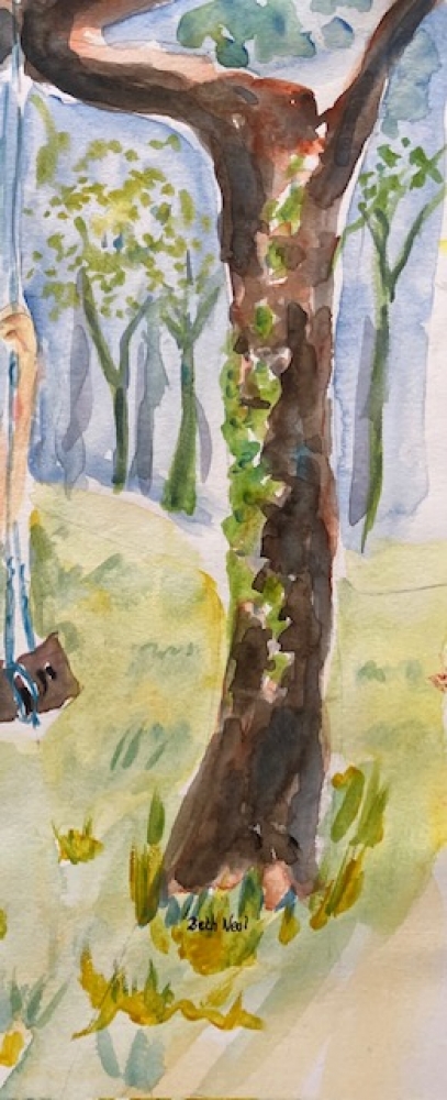 'Girl on Swing'