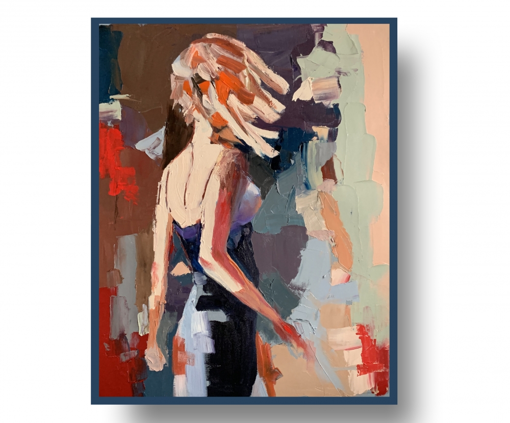 Woman. Wind.