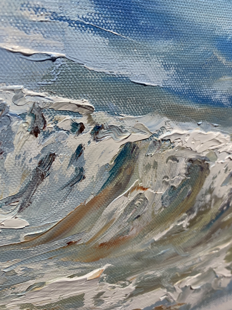 Seagulls Over the Tide