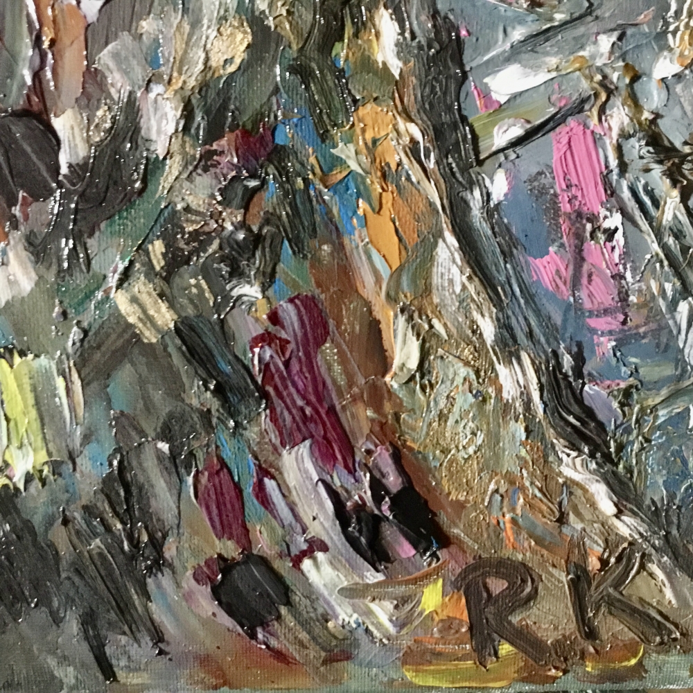 Spirit of the Wild – Expressive Bear Portrait in Impasto Oil