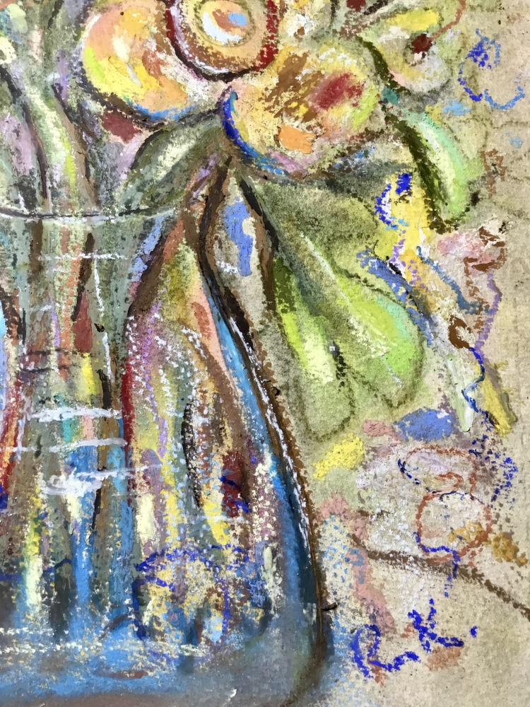 “Symphony of Blossoms” – Original Mixed Media Floral Painting