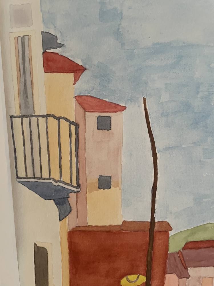 The Lone Woman Walking Down the Hill