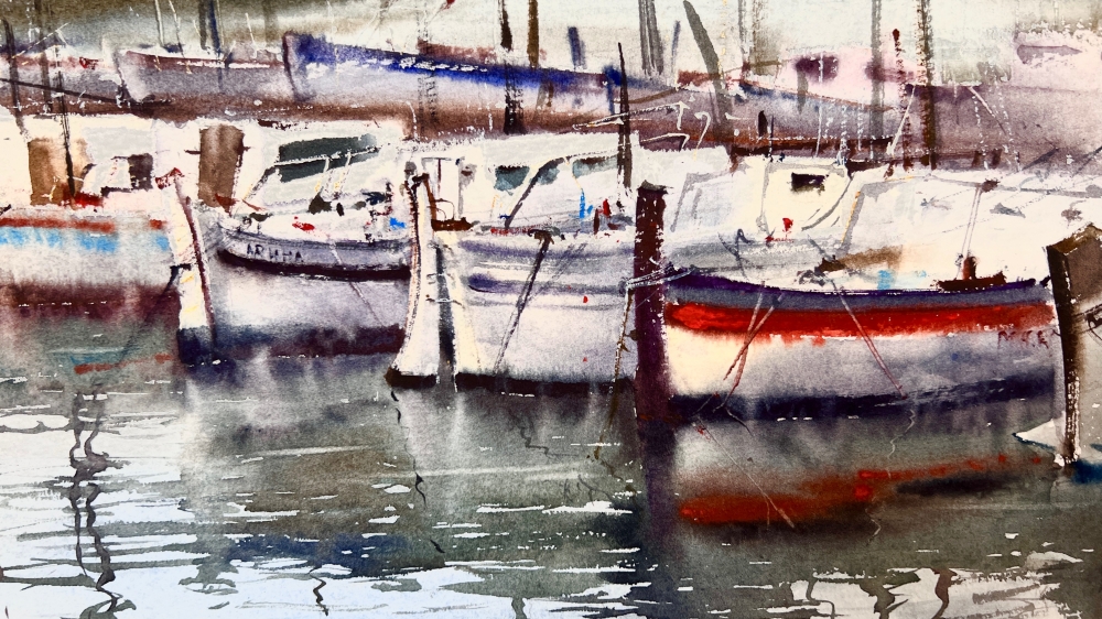 Boats at the pier #2