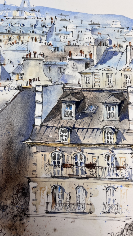 Blue hour of Paris