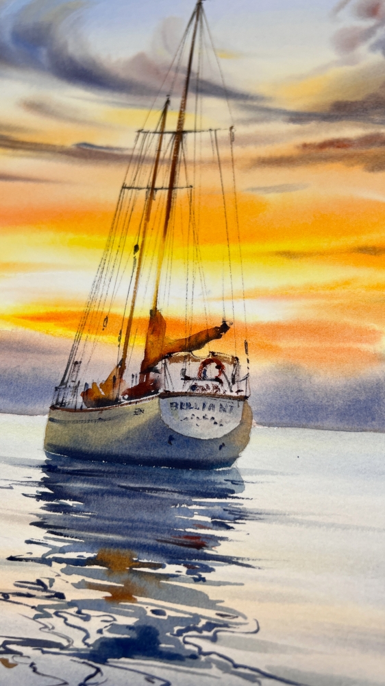 Golden hour on a yacht #2