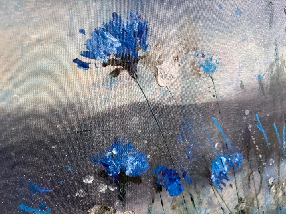 Cornflowers Under The Moon No11