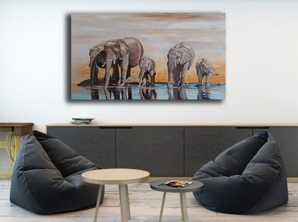 Elephants in the Desert