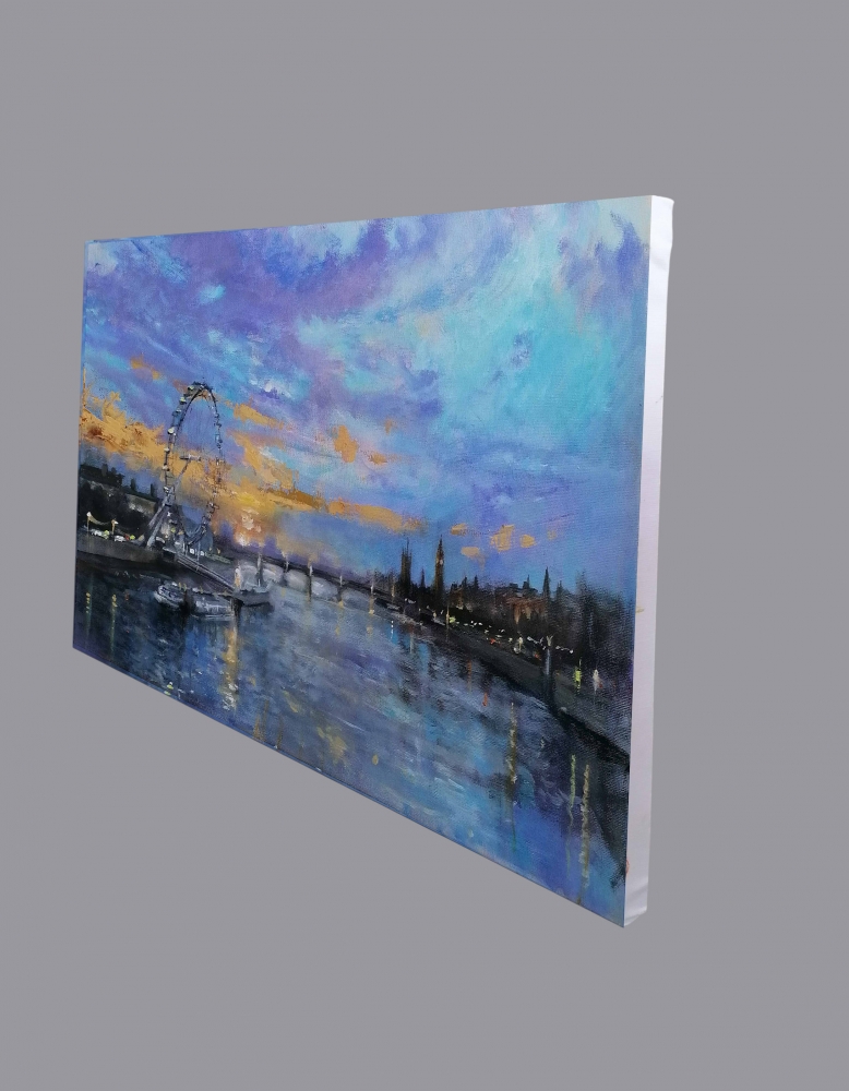 As evening approaches, London Eye