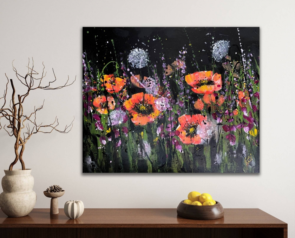 Night Flower Landscape 1