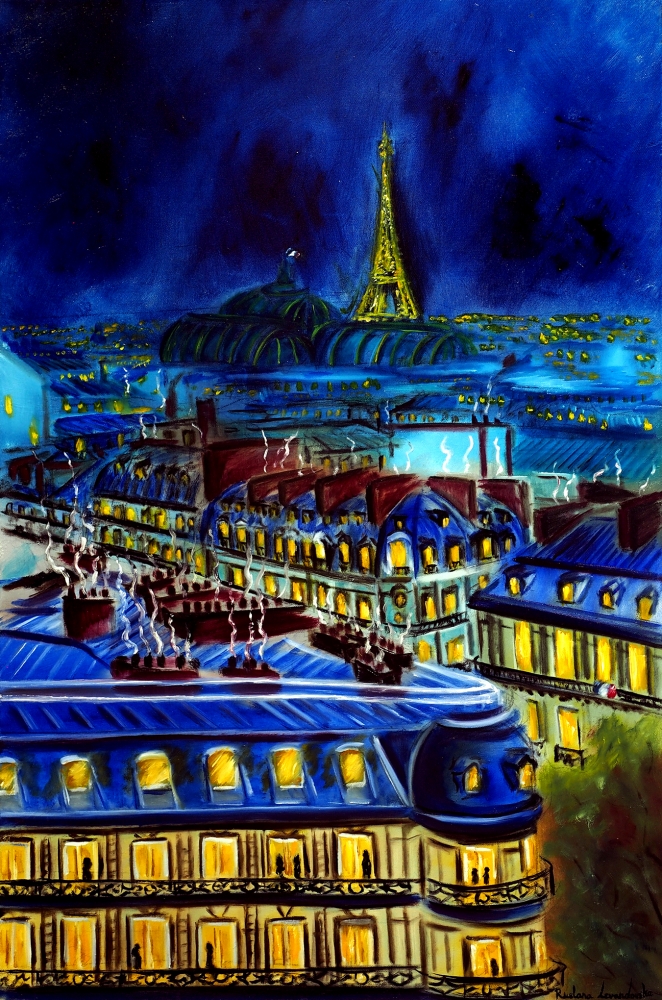 Evening Paris Cityscape - Limited Edition