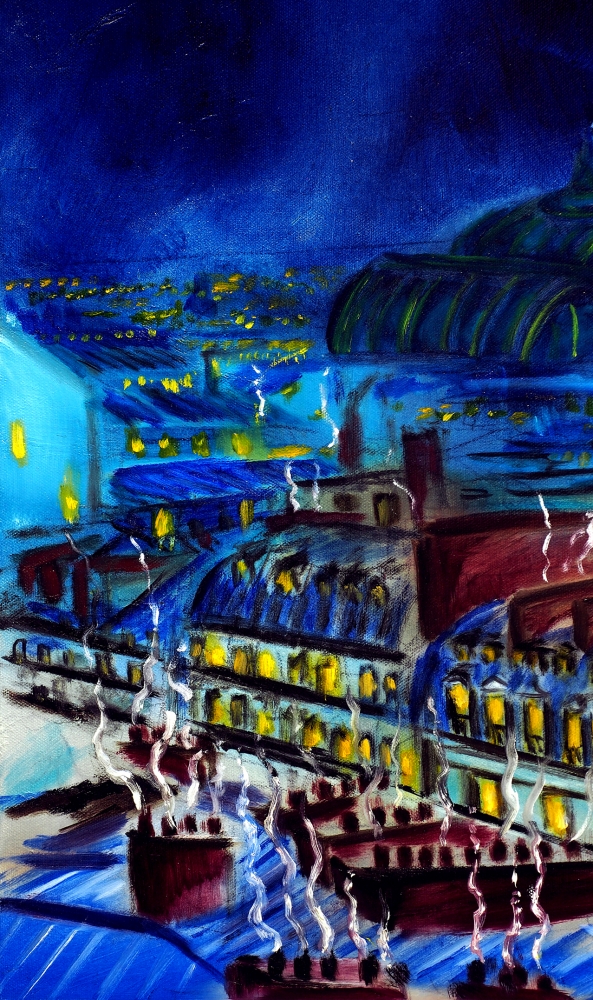 Evening Paris Cityscape - Limited Edition