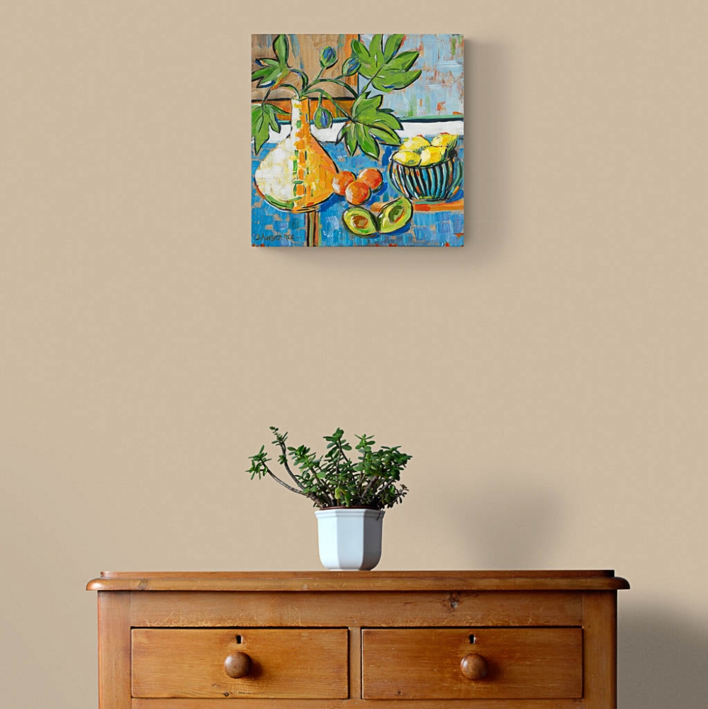 Still Life With Fig Leaves