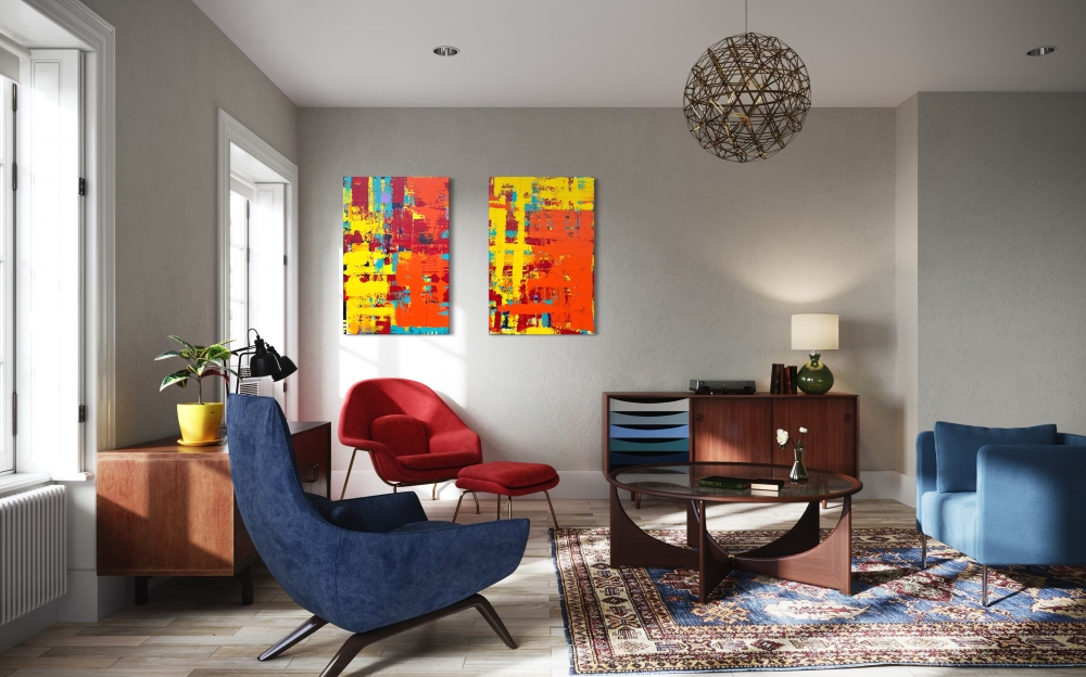 Layers of a Silent Anthem - Diptych