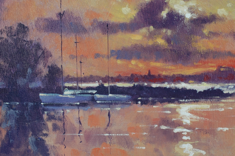 Sunset Over the Norfolk Broads
