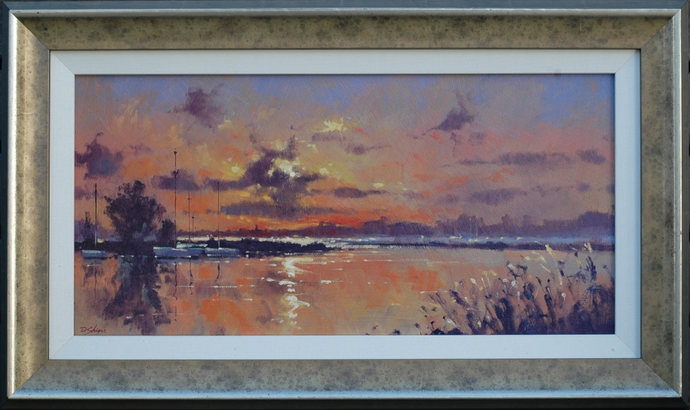 Sunset Over the Norfolk Broads