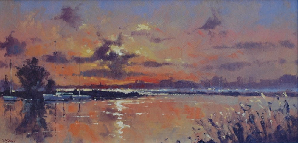 Sunset Over the Norfolk Broads