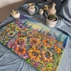 Sunflower Field and Cypresses