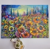 Sunflower Field and Cypresses