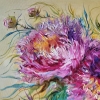 Peonies and White Butterflies