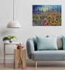 Sunflower Field and Cypresses