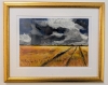 Wheat Fields – Sun and Storm (Set of 2 Original Pastel Paintings)