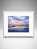 Evening harbor in Valencia