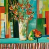 Still Life With Orange Crocosmia