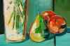 Still Life With Orange Crocosmia