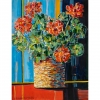 Still Life, Geranium in a Basket