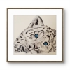 Snow Leopard Cub - Ice and Innocence
