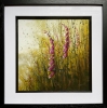 Foxgloves meadow flowers landscape