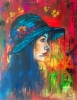 Women with hat