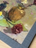 Copper Vase and Lemons - Original oil painting 