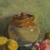 Pink and Yellow - Still Life with lemons