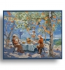 Picnic by the tangerine trees.