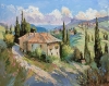 Tuscany : Cypress Pathway