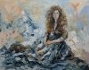 Woman in Blue.