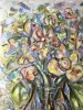 “Symphony of Blossoms” – Original Mixed Media Floral Painting