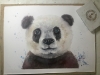 Gentle Eyes of the Panda – Original Watercolor Portrait