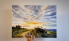 Golden skyline of Cyprus