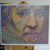 Tribute to Rembrandt based on his self portrait as St Paul