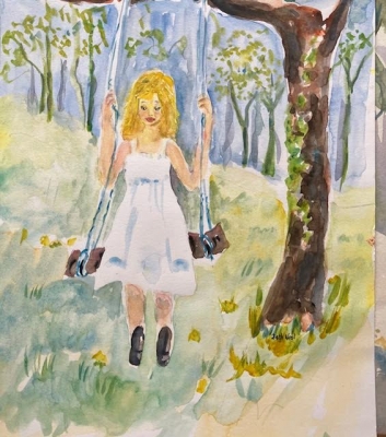 'Girl on Swing'